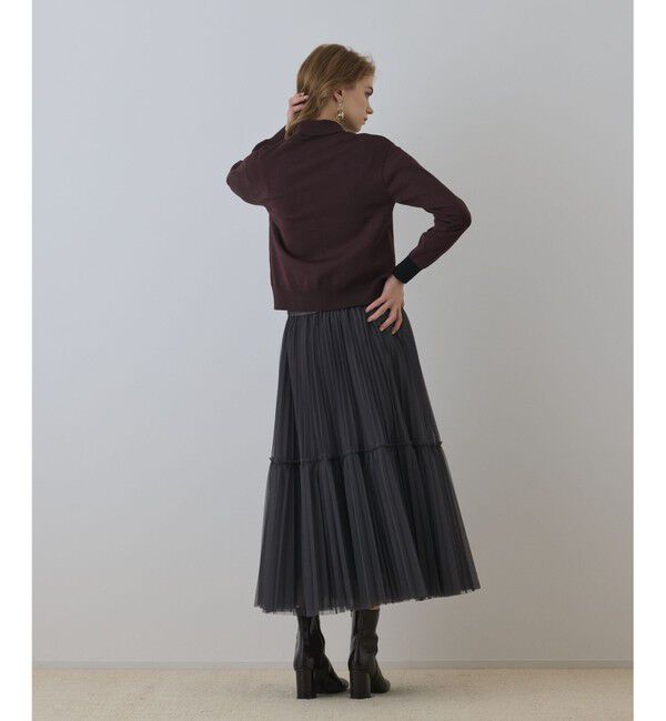 Diagram「バイカラーロゴニットカーディガン」|カーディガン|