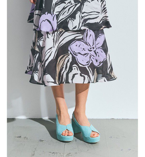  「Rupert Sanderson スウェードサンダル」|サンダル|ブルー