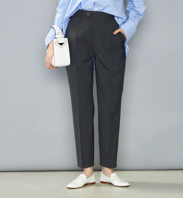 NOLLEY'S「NMPウールトロテーパードパンツ」|チノ|