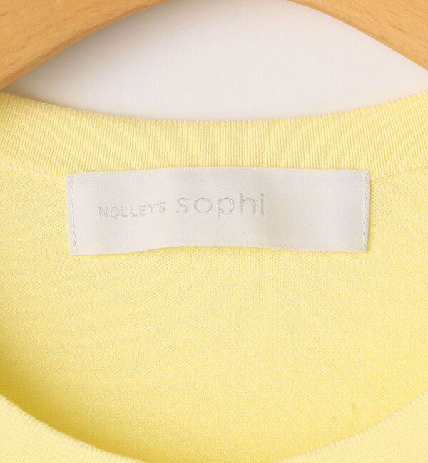 NOLLEY'S sophi「《アンサンブル対応》 《手洗い可能》マルチファンクションクルーネックカーディガン」|カーディガン|