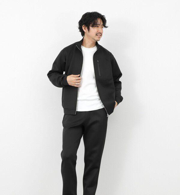 NOLLEY'S goodman「《セットアップ対応》ダブルニットZIPスタンドカラー 26SS」|ブルゾン・スタジャン|