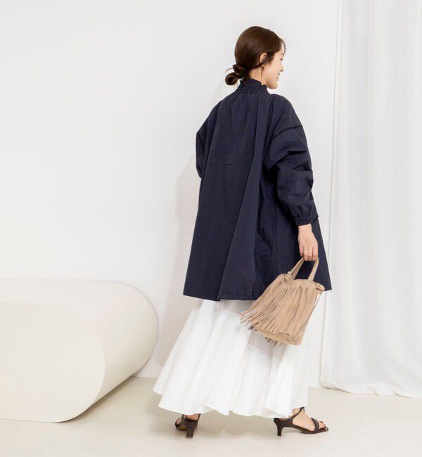 NOLLEY'S「【MARILYN MOON/マリリーンムーン】ウォッシャブルシャーリングギャザーブルゾン」|ブルゾン・スタジャン|