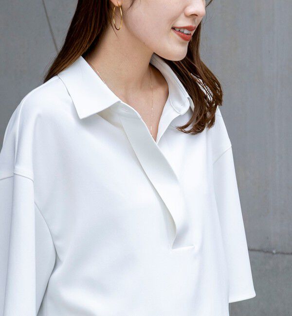 NOLLEY'S「《セットアップ対応》ウォッシャブルイージーツイルシャツ」|シャツ・ブラウス|