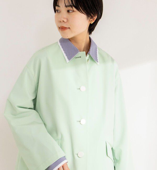 NOLLEY'S「【Traditional WeatherWear】LINTON N/C SHORT」|ノーカラージャケット|