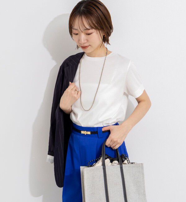 NOLLEY'S「ウォッシャブルベーシックTシャツ」|Tシャツ・カットソー|