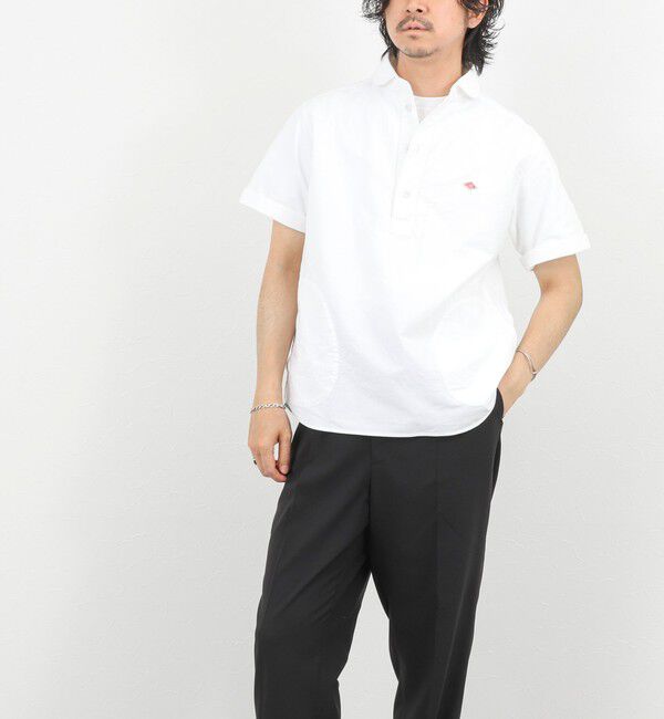 NOLLEY'S goodman「【DANTON/ダントン】ROUND COLLAR P.O SHIRT SS 26SS（DT-B0284 SOX）」|シャツ・ブラウス|