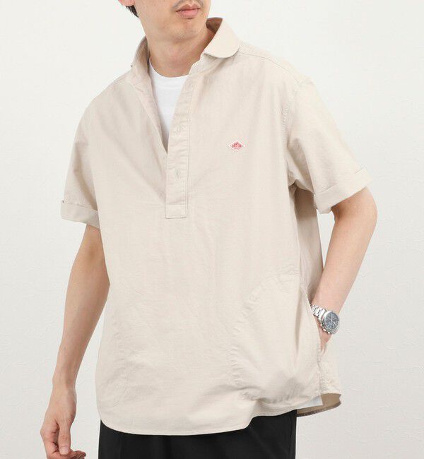 NOLLEY'S goodman「【DANTON/ダントン】ROUND COLLAR P.O SHIRT SS 26SS（DT-B0284 SOX）」|シャツ・ブラウス|