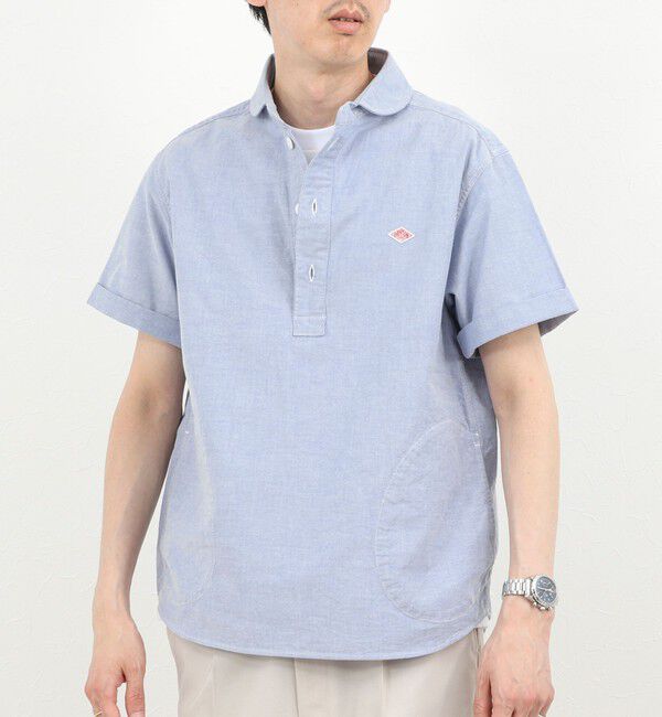 NOLLEY'S goodman「【DANTON/ダントン】ROUND COLLAR P.O SHIRT SS 26SS（DT-B0284 SOX）」|シャツ・ブラウス|