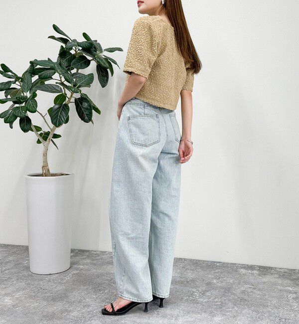 fredy emue「ポコポコZIP半袖カーディガン」|カーディガン|