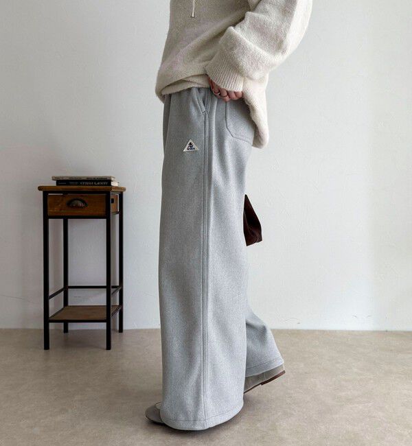 fredy emue「【GEVACO/ゲバコ】ウールライクイージーパンツ」|チノ|ライトグレー