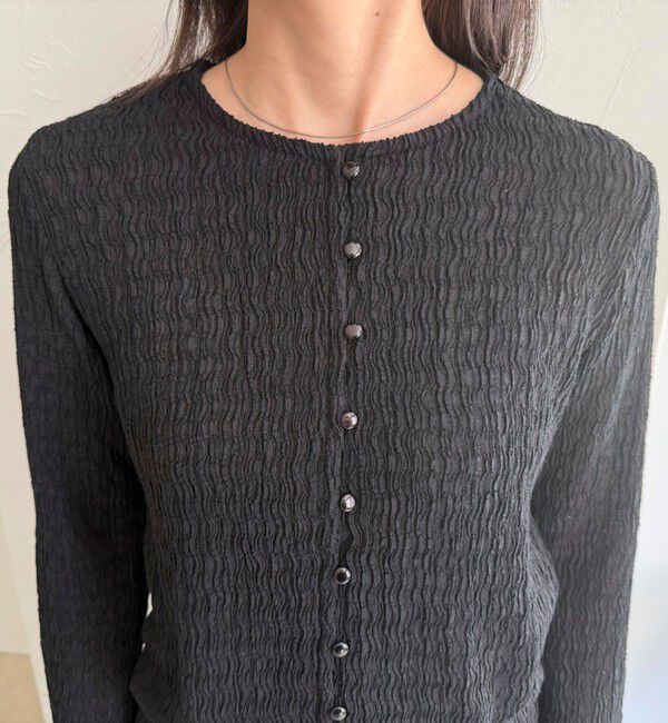 fredy emue「シャーリングカットブラウス」|Tシャツ・カットソー|