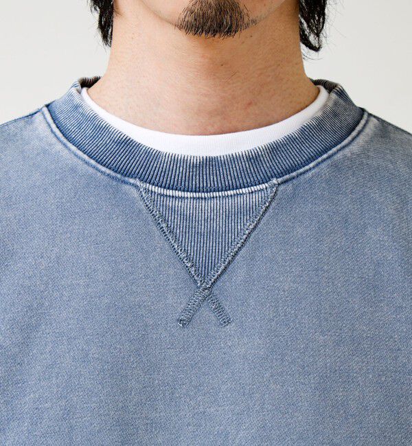 GLOSTER「カラフルスノーパウダー 裏毛プルオーバースウェット」|スウェット・ジャージ|