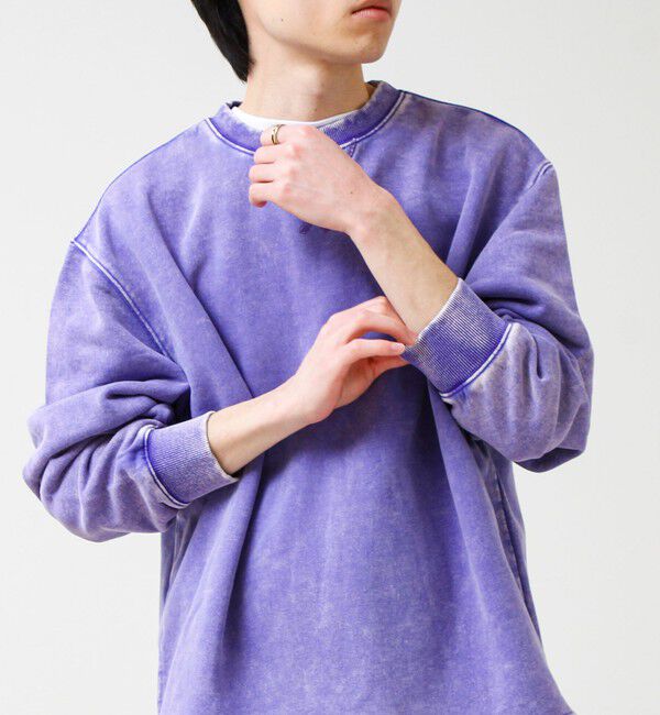 GLOSTER「カラフルスノーパウダー 裏毛プルオーバースウェット」|スウェット・ジャージ|