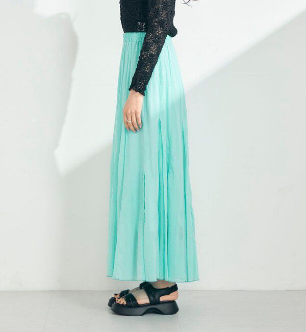 fredy emue「COTTONマチ付きギャザースカート」|スカート|