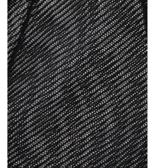 SALON adam et rope'「シアーメッシュフードボレロ」|カーディガン|