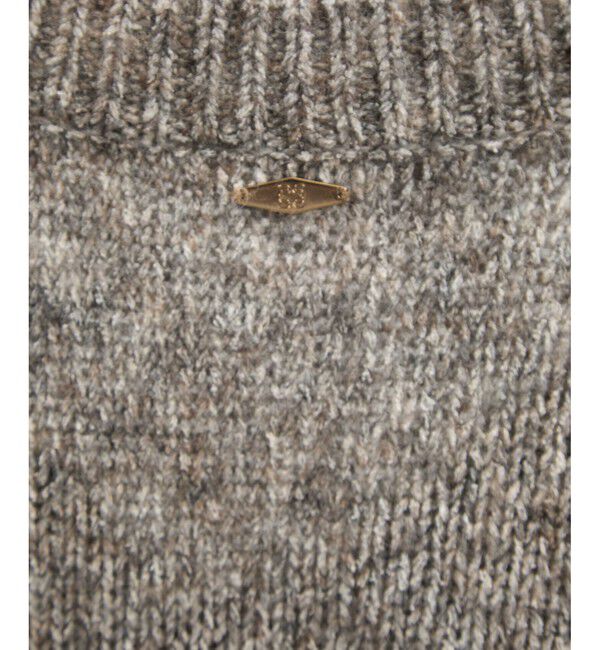 SALON adam et rope'「コットンウールメランジVネックニットプルオーバー」|ニット・セーター|