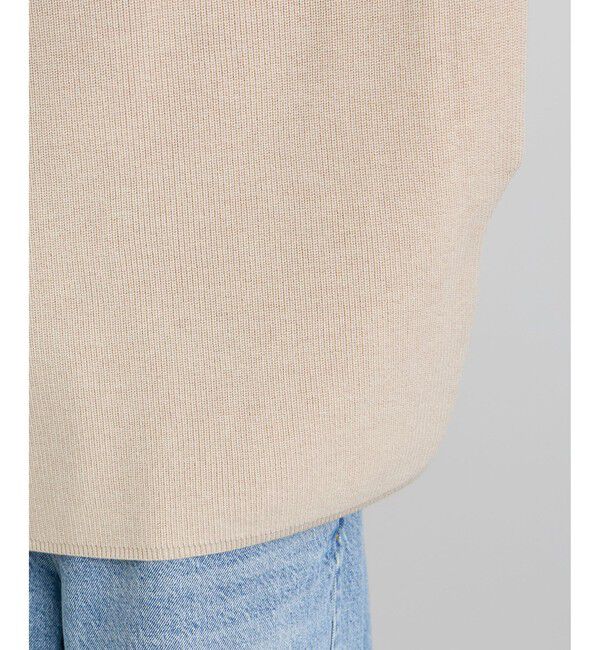 SALON adam et rope'「コットンシルクカシミヤ２WAYジレプルオーバー」|ニット・セーター|