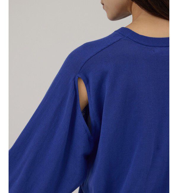 SALON adam et rope'「【WEB・一部店舗限定】2WAYスリットニットプルオーバー」|ニット・セーター|