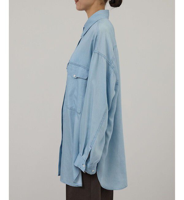 SALON adam et rope'「デニムライクシャツ / セットアップ対応」|シャツ・ブラウス|