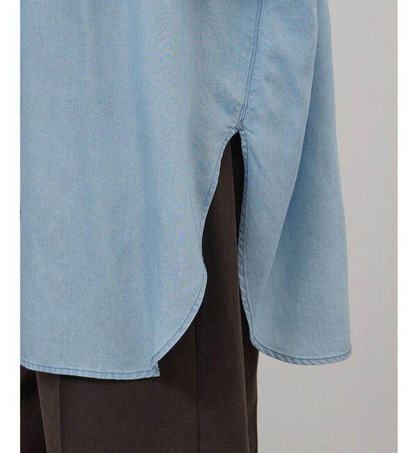 SALON adam et rope'「デニムライクシャツ / セットアップ対応」|シャツ・ブラウス|