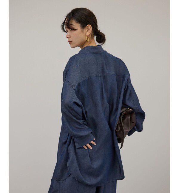 SALON adam et rope'「デニムライクシャツ / セットアップ対応」|シャツ・ブラウス|