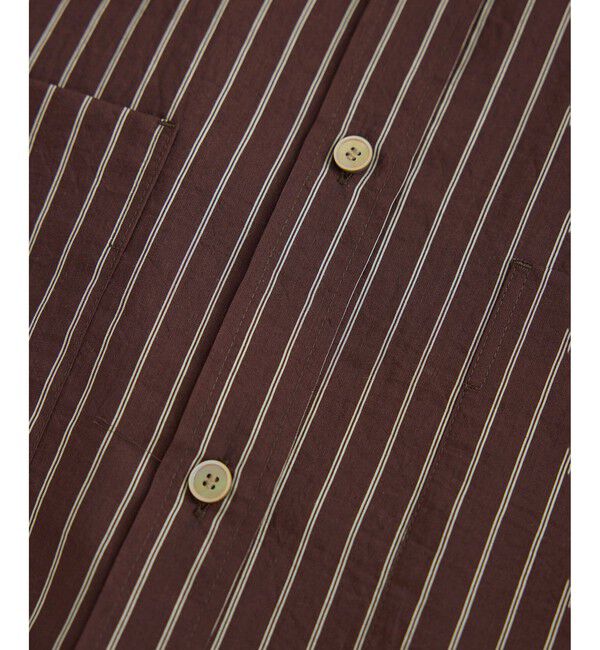 SALON adam et rope'「ACAR クロップドストライプシャツ」|シャツ・ブラウス|