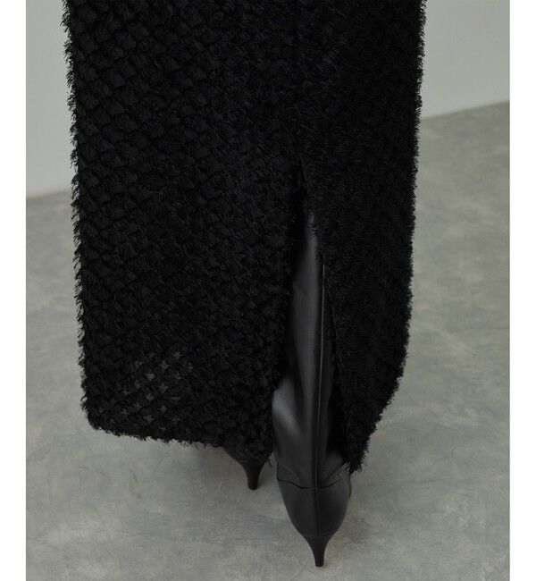 ROPE「カットジャガードIラインタイトスカート/イージーケア」|スカート|