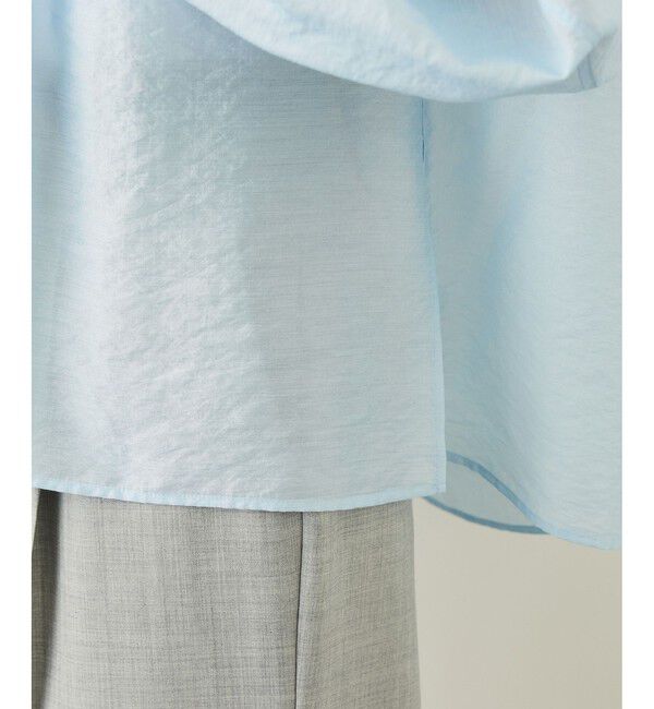 ROPE「キュプラシルクボリュームスリーブブラウス/イージーケア」|シャツ・ブラウス|