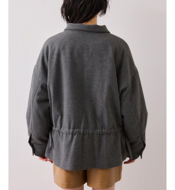 VIS「ドロストペプラムブルゾン」|ブルゾン・スタジャン|