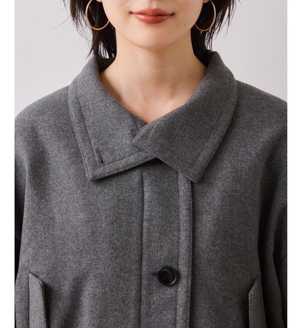 VIS「ドロストペプラムブルゾン」|ブルゾン・スタジャン|