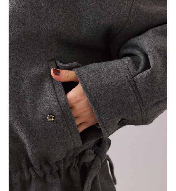 VIS「ドロストペプラムブルゾン」|ブルゾン・スタジャン|