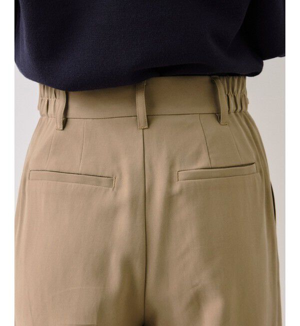 VIS「ツータックワイドパンツ/イージーケア」|チノ|