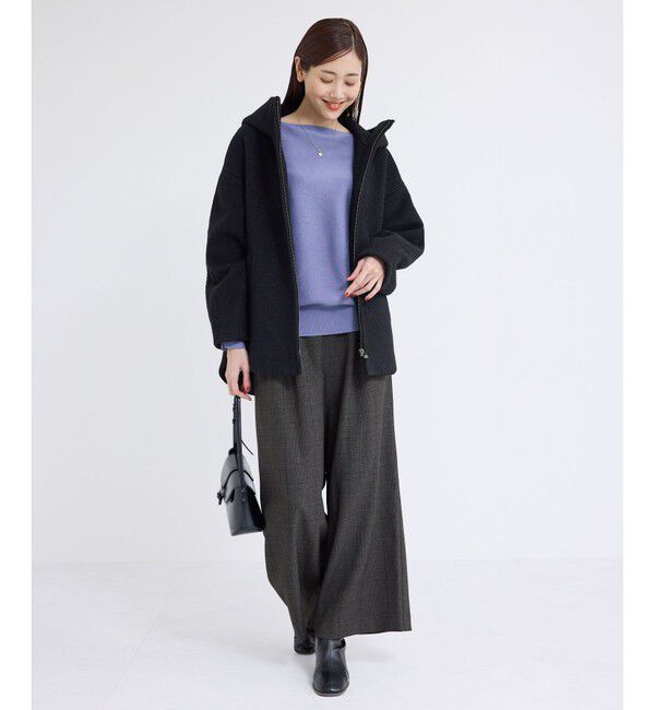 Rope&rsquo;Picnic「ウールライクサスペンダー付きパンツ」|チノ|