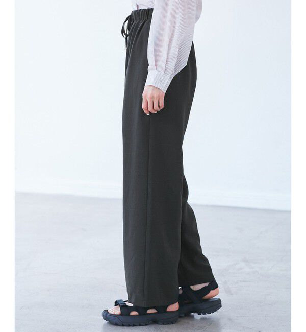 Rope&rsquo;Picnic「【吸水速乾・防シワ】エフォートレスリラックスイージーワイドパンツ」|チノ|