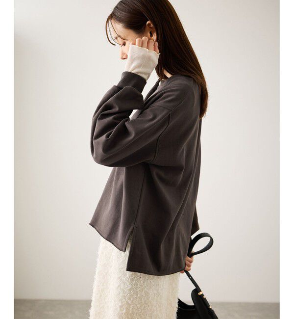 Rope&rsquo;Picnic「スキッパー裏毛プルオーバー」|スウェット・ジャージ|