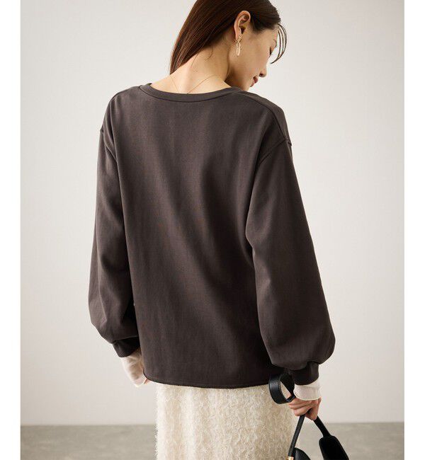 Rope&rsquo;Picnic「スキッパー裏毛プルオーバー」|スウェット・ジャージ|