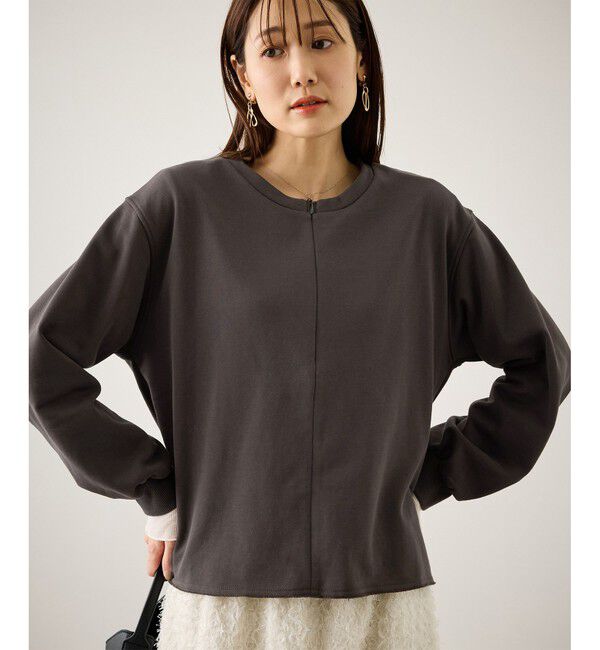 Rope&rsquo;Picnic「スキッパー裏毛プルオーバー」|スウェット・ジャージ|