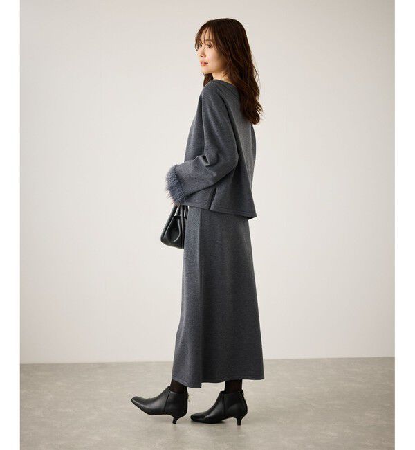 Rope&rsquo;Picnic「フェイクファースリーブニットセットアップ」|ワンピース|