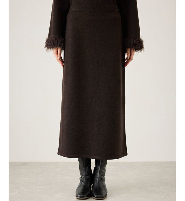 Rope&rsquo;Picnic「フェイクファースリーブニットセットアップ」|ワンピース|