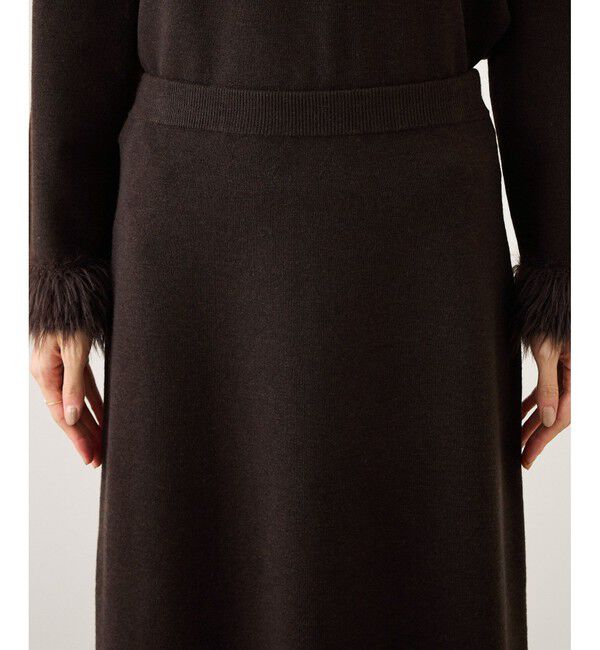 Rope&rsquo;Picnic「フェイクファースリーブニットセットアップ」|ワンピース|