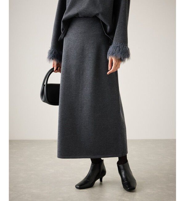 Rope&rsquo;Picnic「フェイクファースリーブニットセットアップ」|ワンピース|