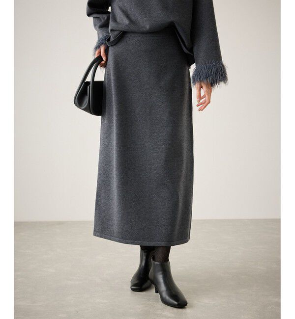 Rope&rsquo;Picnic「フェイクファースリーブニットセットアップ」|ワンピース|