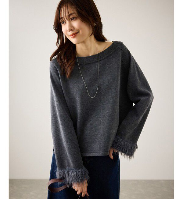 Rope&rsquo;Picnic「フェイクファースリーブニットセットアップ」|ワンピース|