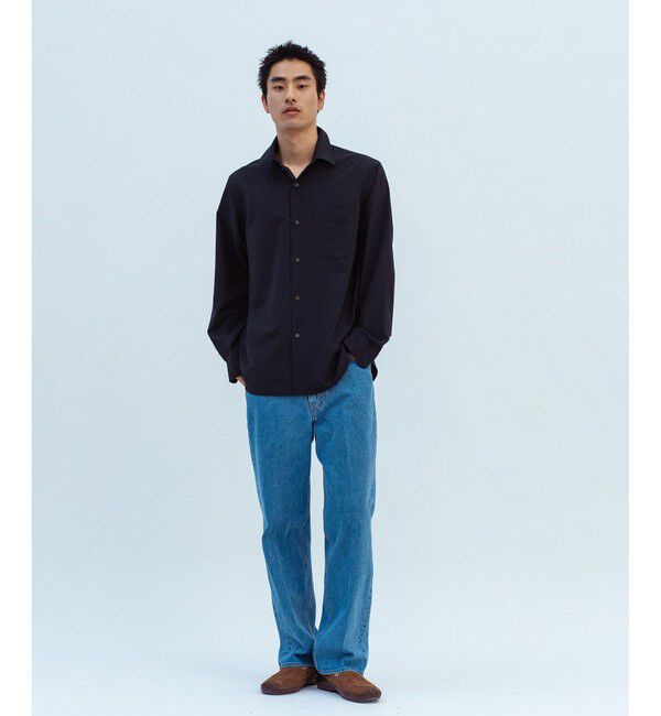 ADAM ET ROPE'「ブリーチ ストレート スラックスデニム / ADAM ET ROPE' JEANS -IMAG-」|デニム|