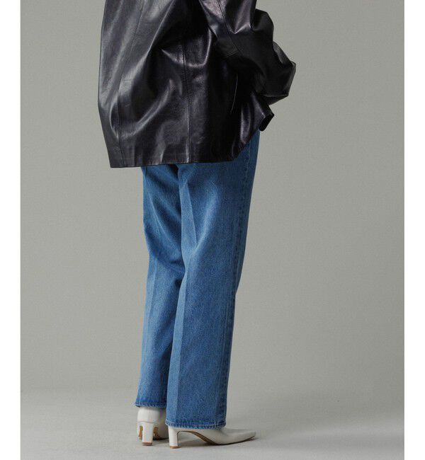 ADAM ET ROPE'「ブリーチ ストレート スラックスデニム / ADAM ET ROPE' JEANS -IMAG-」|デニム|