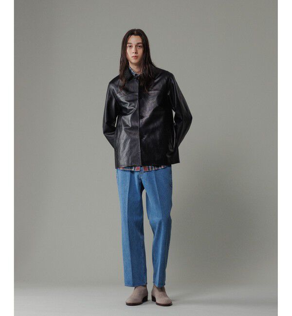 ADAM ET ROPE'「ブリーチ ストレート スラックスデニム / ADAM ET ROPE' JEANS -IMAG-」|デニム|