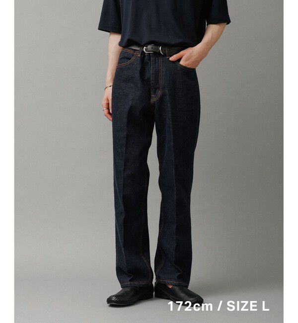 ADAM ET ROPE'「ブリーチ ストレート スラックスデニム / ADAM ET ROPE' JEANS -IMAG-」|デニム|