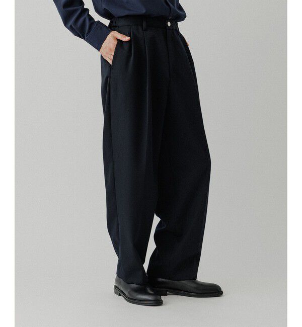 ADAM ET ROPE'「【NIKKE】ワイド イージー デニム スラックス / ADAM ET ROPE' JEANS -GRID-」|デニム|