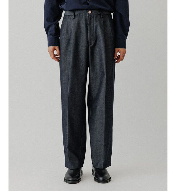 ADAM ET ROPE'「【NIKKE】ワイド イージー デニム スラックス / ADAM ET ROPE' JEANS -GRID-」|デニム|