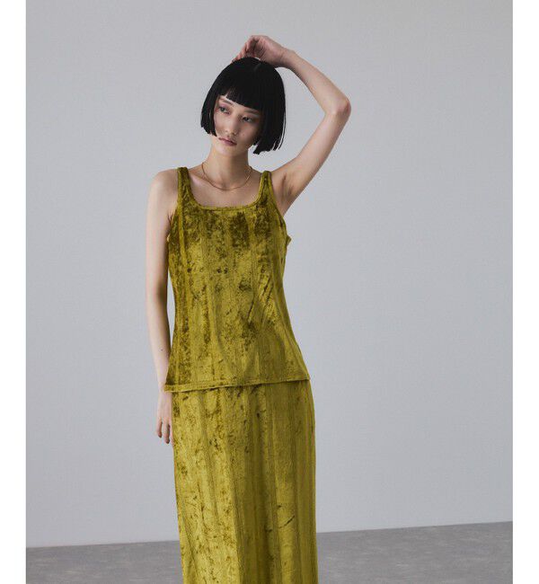 ADAM ET ROPE'「【Miller for ADAM ET ROPE'】別注 スクエアタンク（カップ付き）」|タンクトップ|